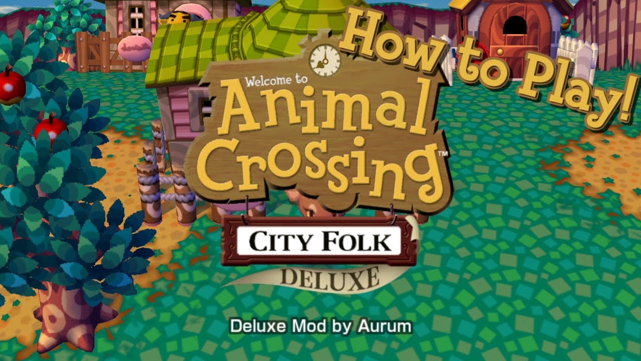 How to Play Animal Crossing City Folk Deluxe!