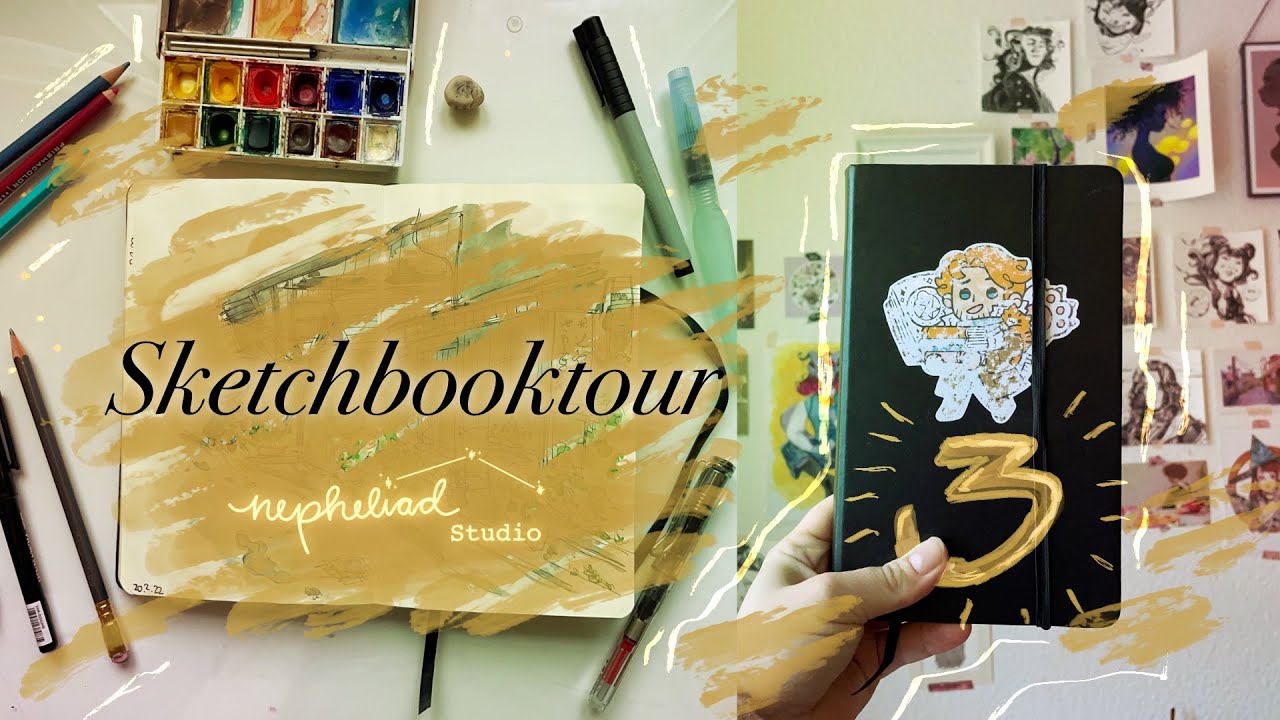 Neue Sketchbooktour! Anderthalb Jahre Skizzenbuch // deutsch