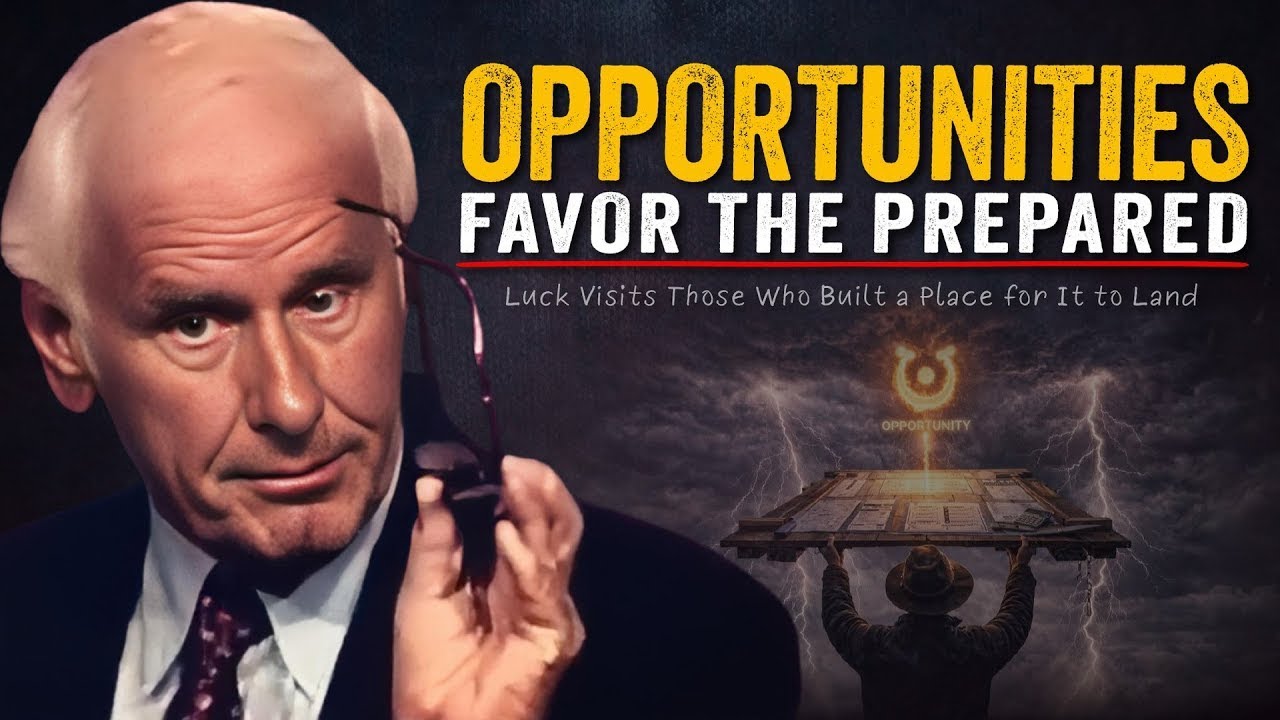 Opportunities Favor The Prepared | Jim Rohn Motivation