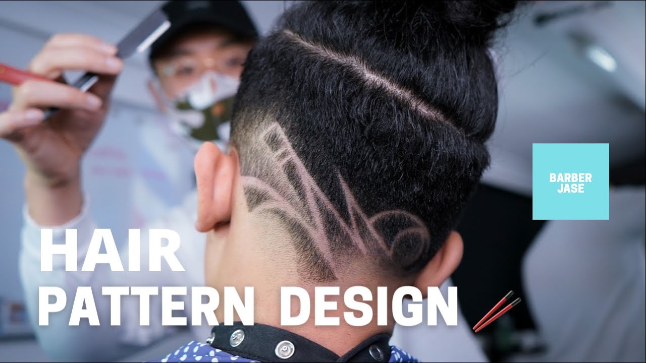 CRAZY! PATTERN Design Hair Tattoo | Barber Jase 🥢