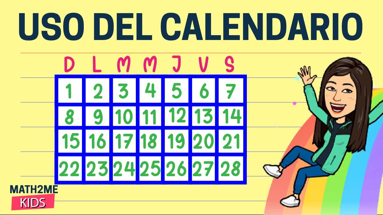 🔴 Uso del Calendario | para niños
