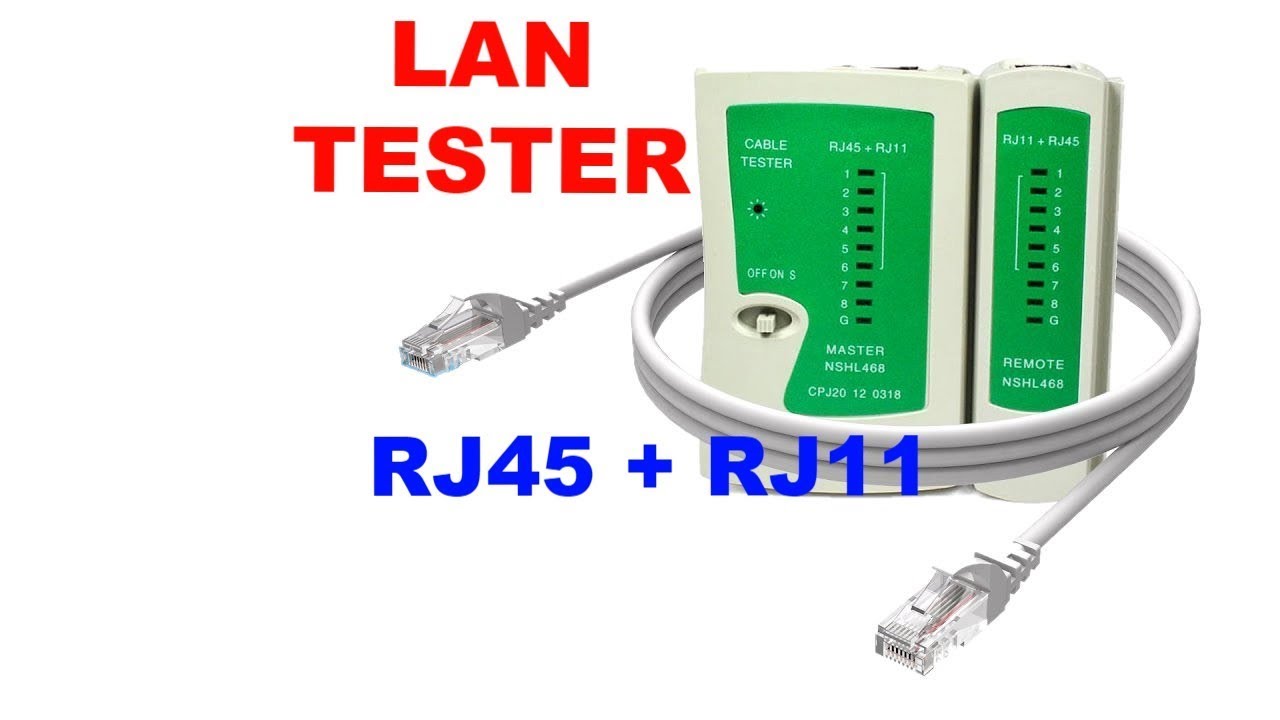 тестер кабелей RJ45 + RJ11(RJ12)