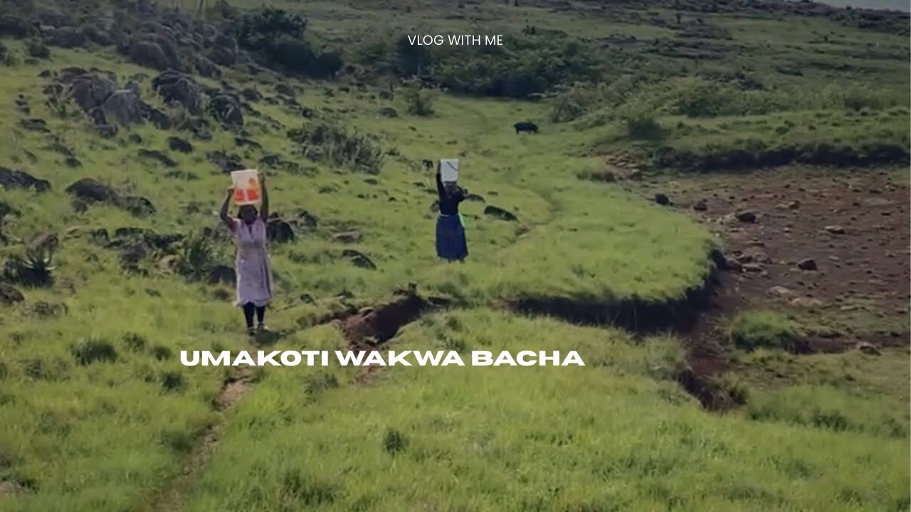 UMAKOTI WAKWA BACHA//!!🥰EASTEN CAPE VLOG//!!🥰LETS FO GET WATER BY THE RIVER//!!🥰🥰