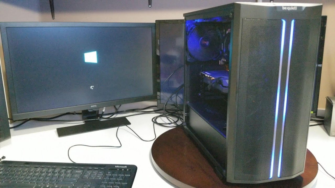 Computer Build Overview with the be Quiet! Pure Base 500 DX Black and B450M DS3H MB