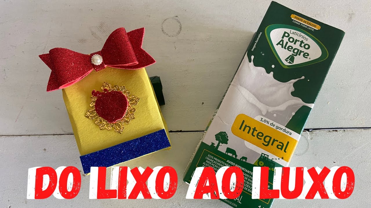 PERSONALIZADO REUTILIZANDO CAIXA DE LEITE  - TEMA BRANCA DE NEVE