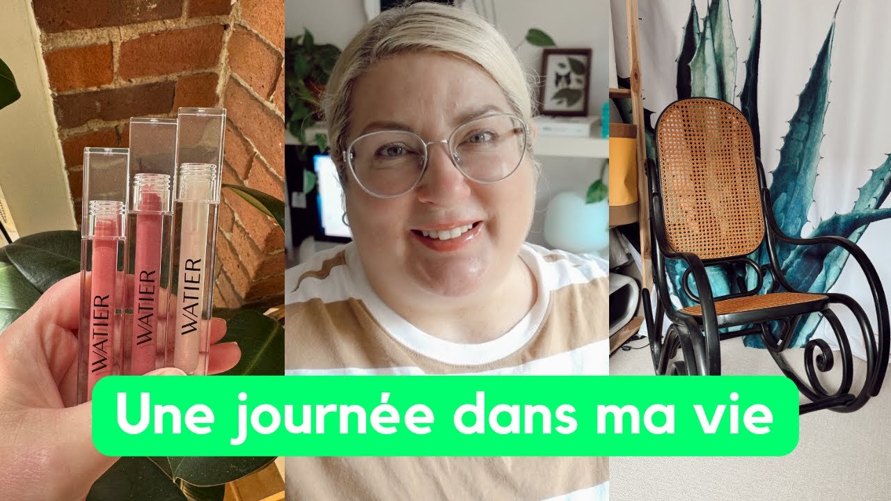 UNE JOURNÉE DANS MA VIE - Coin lecture, gloss pour la cause, jardin botanique, Clean With Me - Vlog