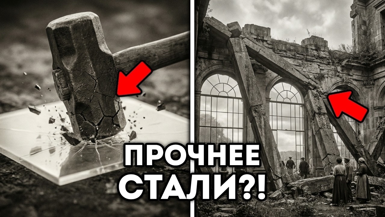 Прочнее стали: Почему античное стекло Тартарии невозможно разбить сегодня?