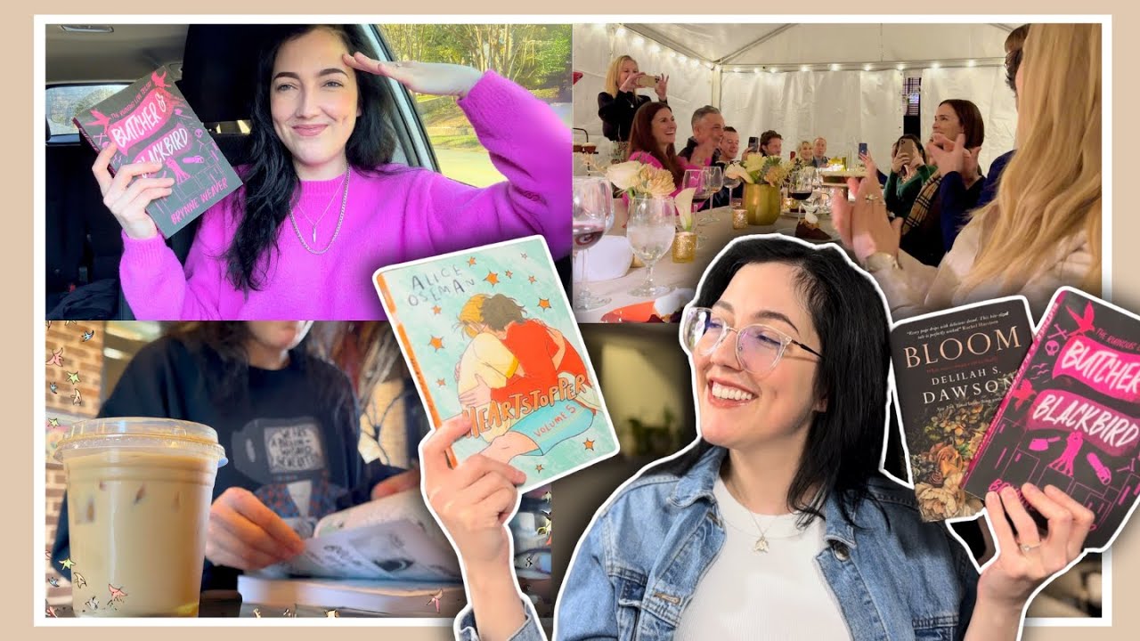 READING VLOG ft. dark romance, queer horror, and a girl who goes out?? and does things?!?! 🤯