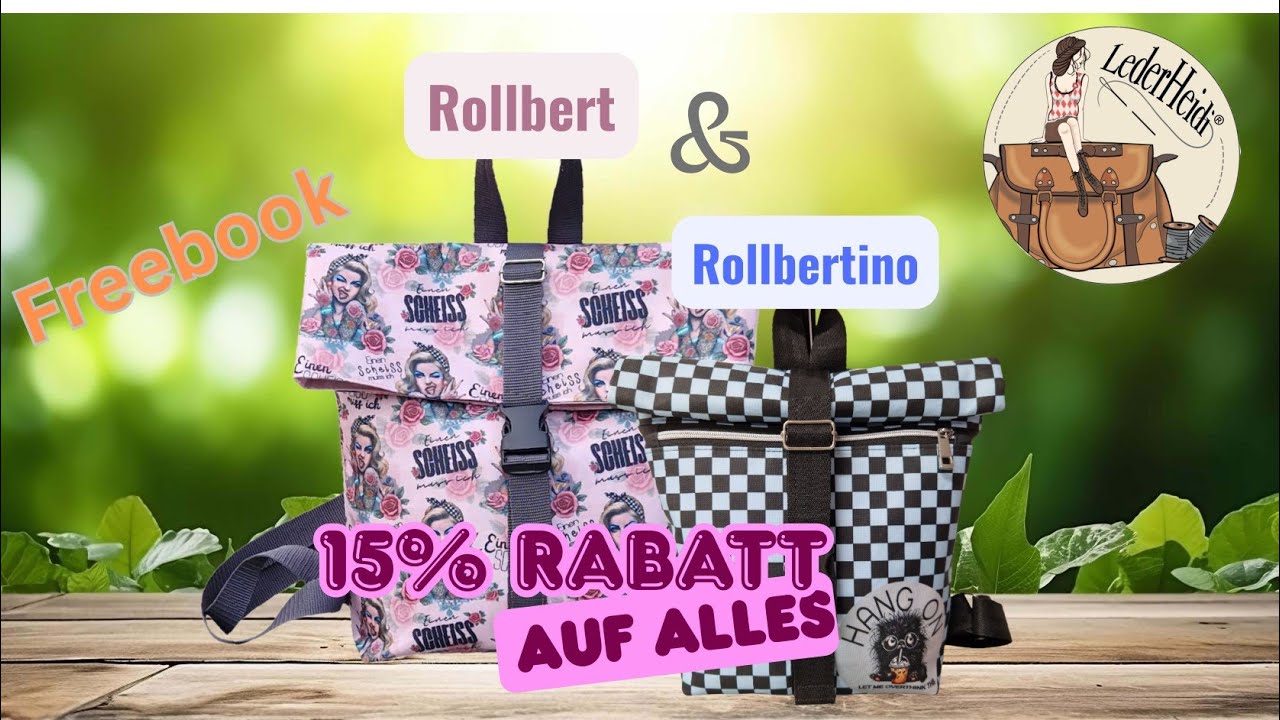 Vorstellung Rolltop-Rucksack ROLLBERT & ROLLBERTINO 