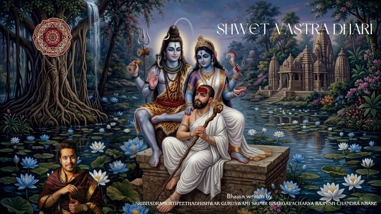 Shwet-Vastra Dhari | Bhajan | Srimir Bhargavacharya Rajnish Chandra Khare | @SriBhadramurtiPeeth 