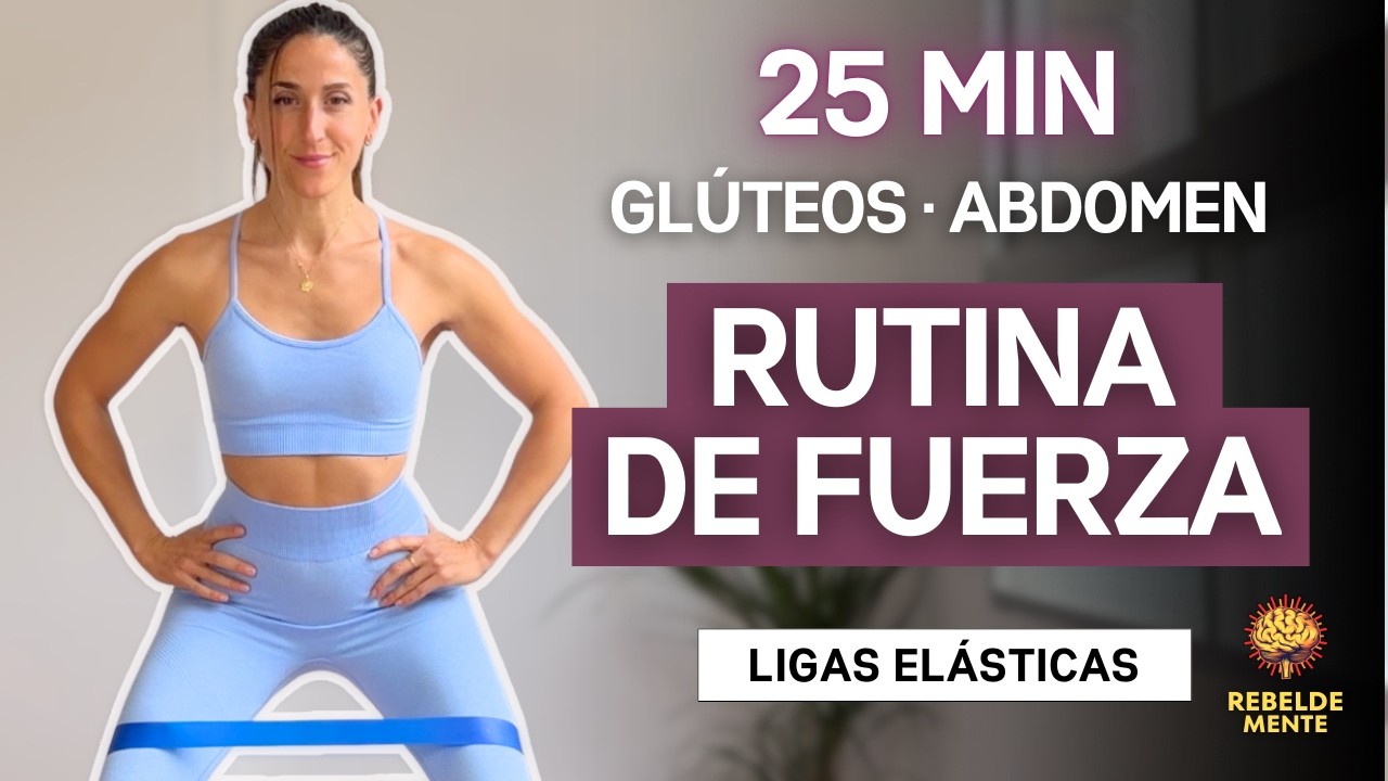 Haz Esta Rutina de Glúteo y Abdomen con Bandas Elásticas | Rutina de Fuerza para Aumentar Músculo