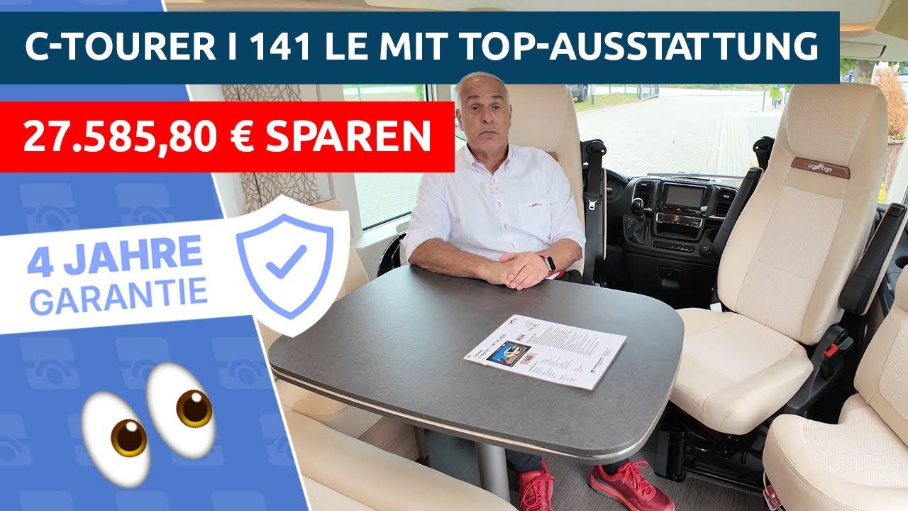 💥C-Tourer I 141 LE zum sensationellen Preis – Carthago Wohnmobil-Highlight jetzt für nur 110.343 €!💥