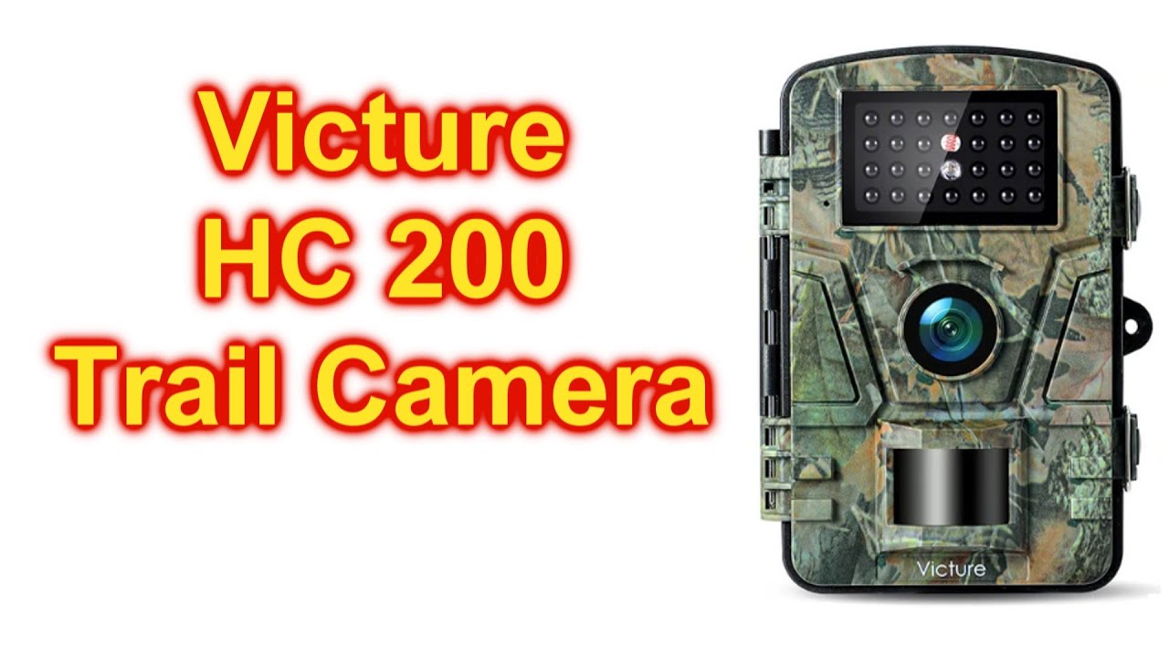 Trail Camera Victure HC200 Game Camera how to set it up
