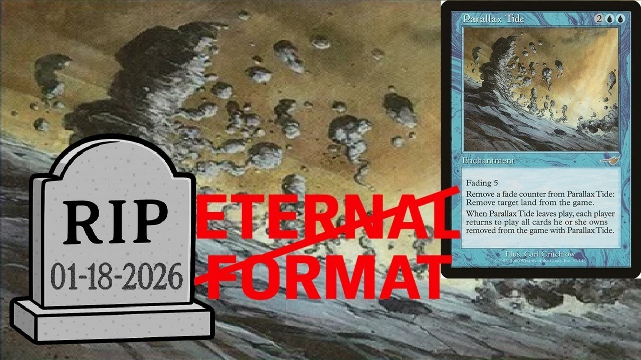 Я не могу в это поверить! Parallax Tide исчез! MTG Premodern уже никогда не будет прежним.