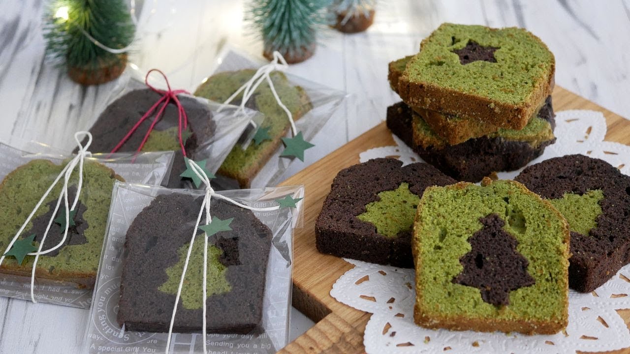 ツリーとお星さまのXmasバターケーキ | Christmas butter cake