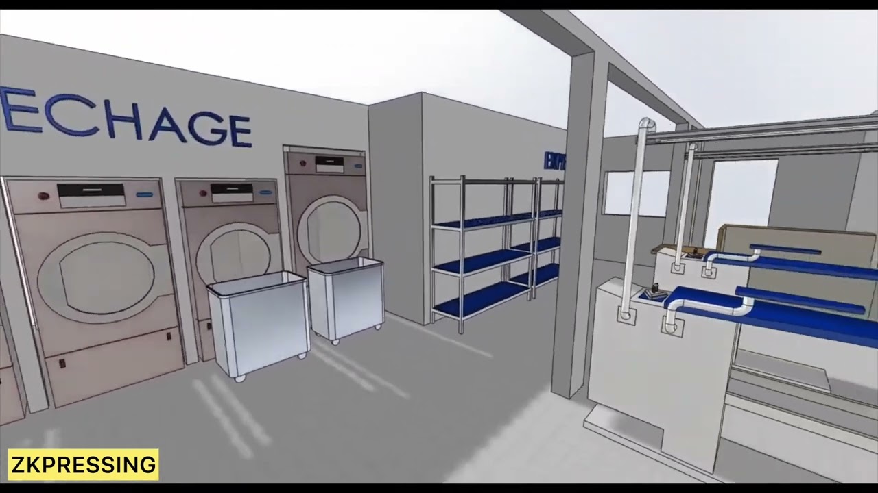 atelier blanchisserie 3D