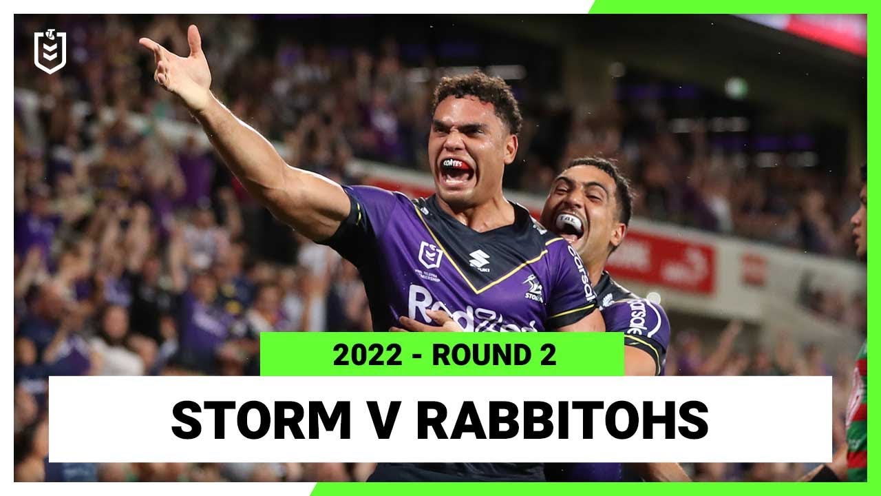 NRL Highlights | Melbourne Storm v South Sydney Rabbitohs Round 2, 2022 | Full Match Replay | NRL