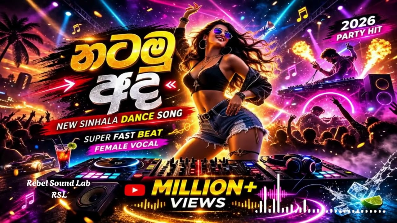 නටමු අද 🔥 New Sinhala Dance Song 2026 | Female Vocal Party Song | Rebel Sound Lab / RSL