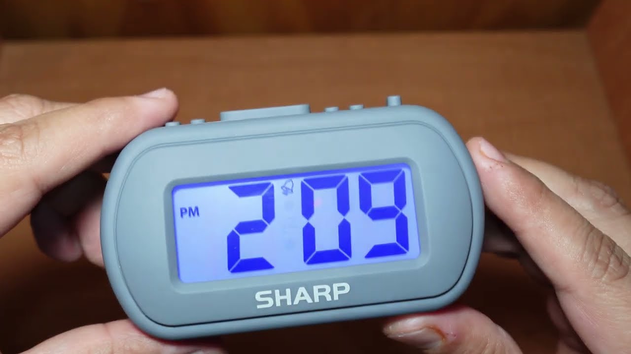 Sharp Reloj despertador digital