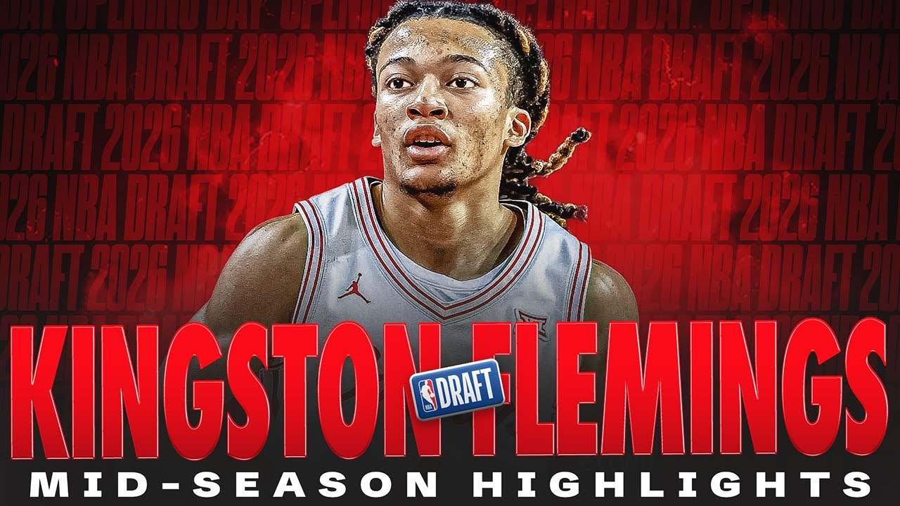 Houston Cougars freshman guard Kingston Flemings Mid-Season Highlights | 2026 NBA Draft