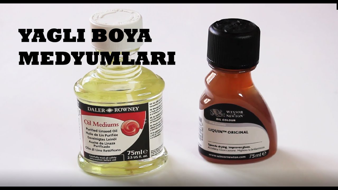 yağlı boya medyumları | liquin & keten yağı