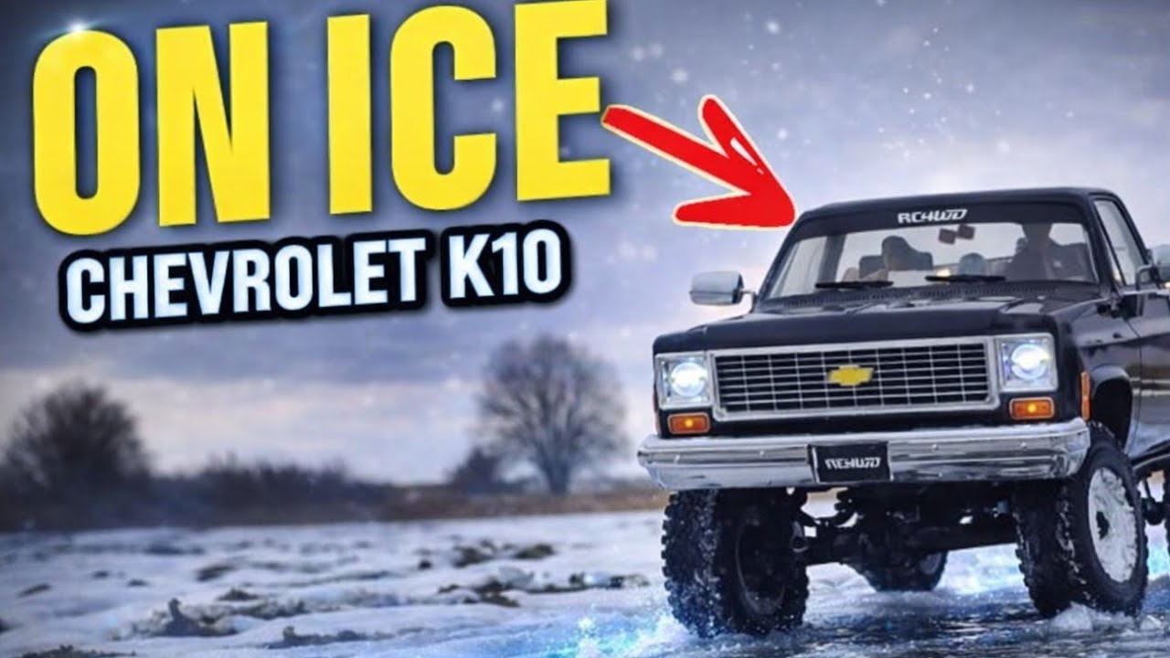 RC4WD K10 Chevrolet | Масштабный заезд по замерзшему озеру