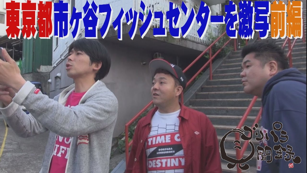 【公式】 東京都　市ヶ谷フィッシュセンターを激写する旅　前編  （2018年06月01日OA）｜ゴリパラ見聞録