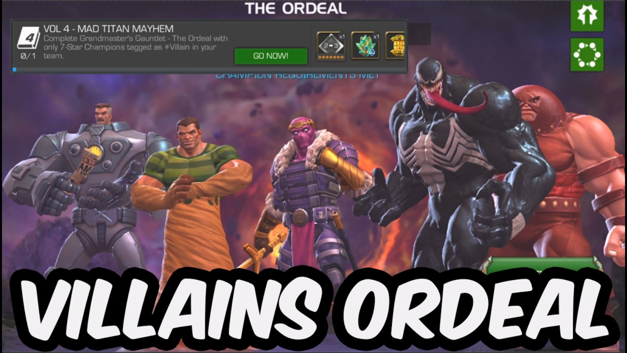 Испытание злодеев &mdash; Том 4 Карины &mdash; Соревнования чемпионов Marvel