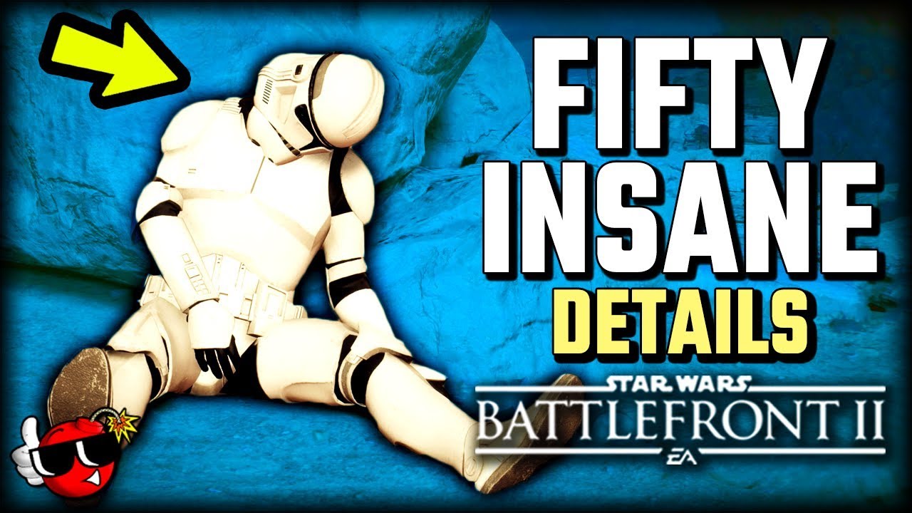 50 INSANE DETAILS in Capital Supremacy - Star Wars Battlefront 2
