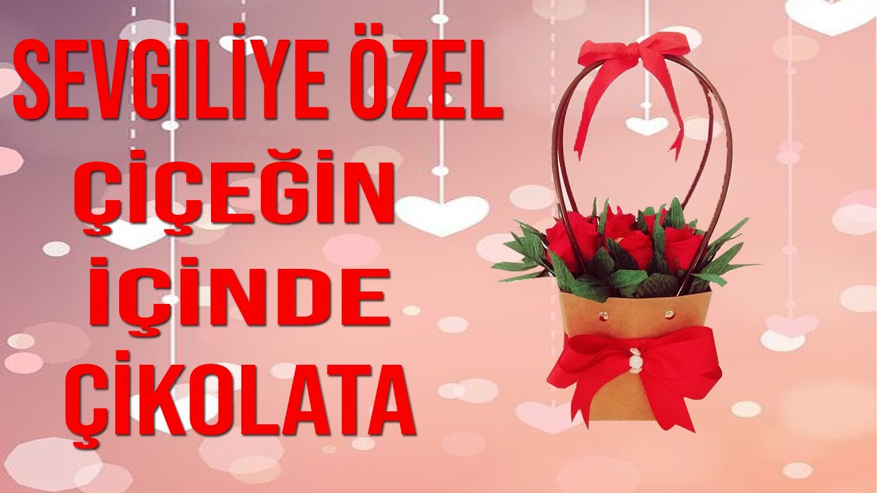 krep kağıttan ve cikolata toplarindan super hediyelik