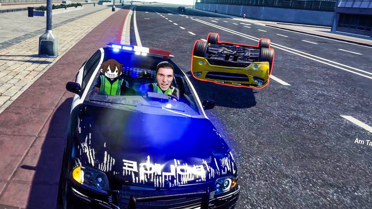 Paluten & GermanLetsPlay auf STREIFE! | Polizei Simulator