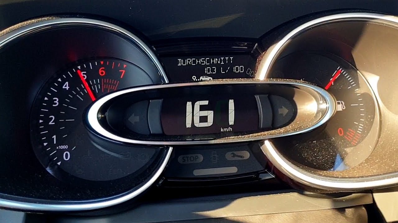 Renault Clio 1.2 16V Acceleration 0-100 Top Speed Test