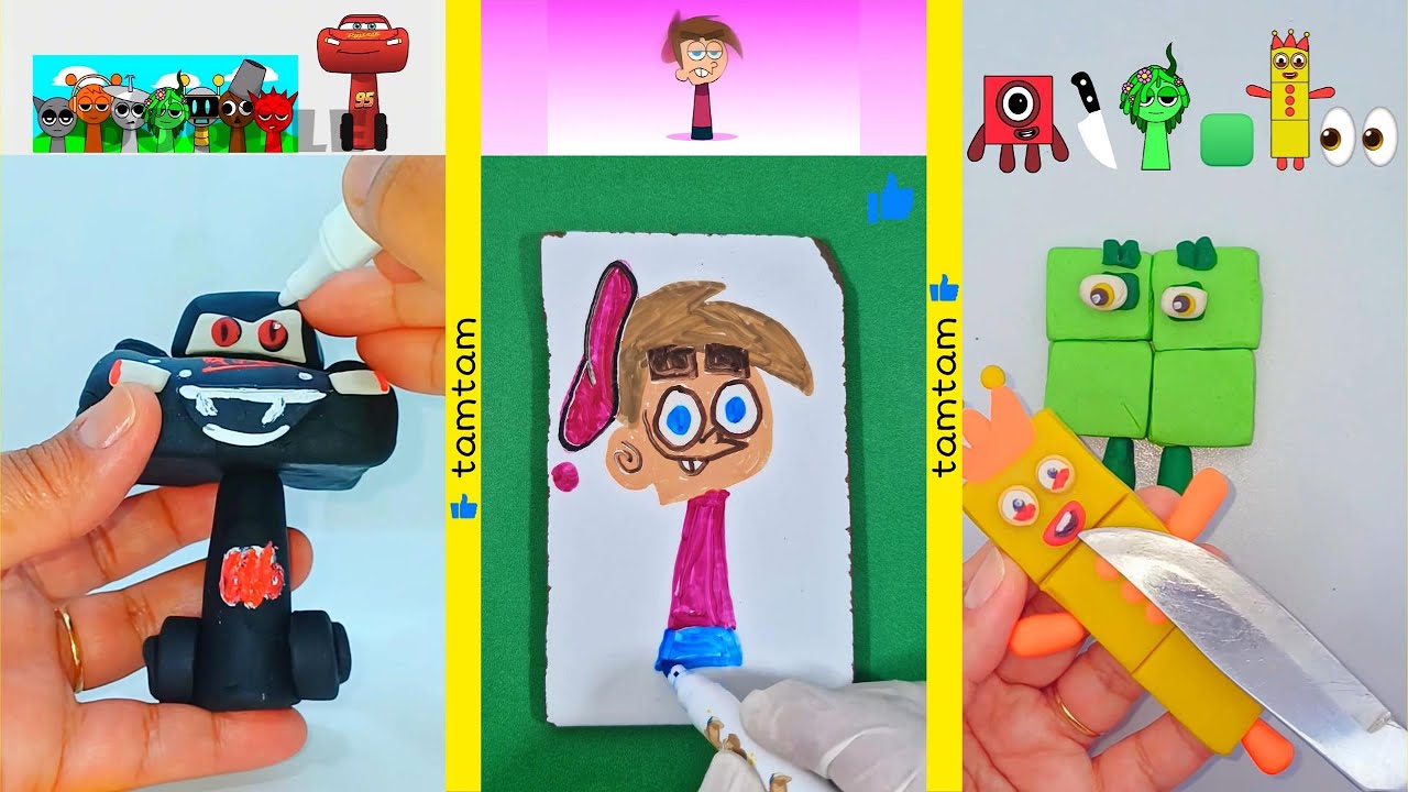 Sprunki 🎵 Mixing Emojis + Sprunkis 🔪 Sprunki Clay 🟡