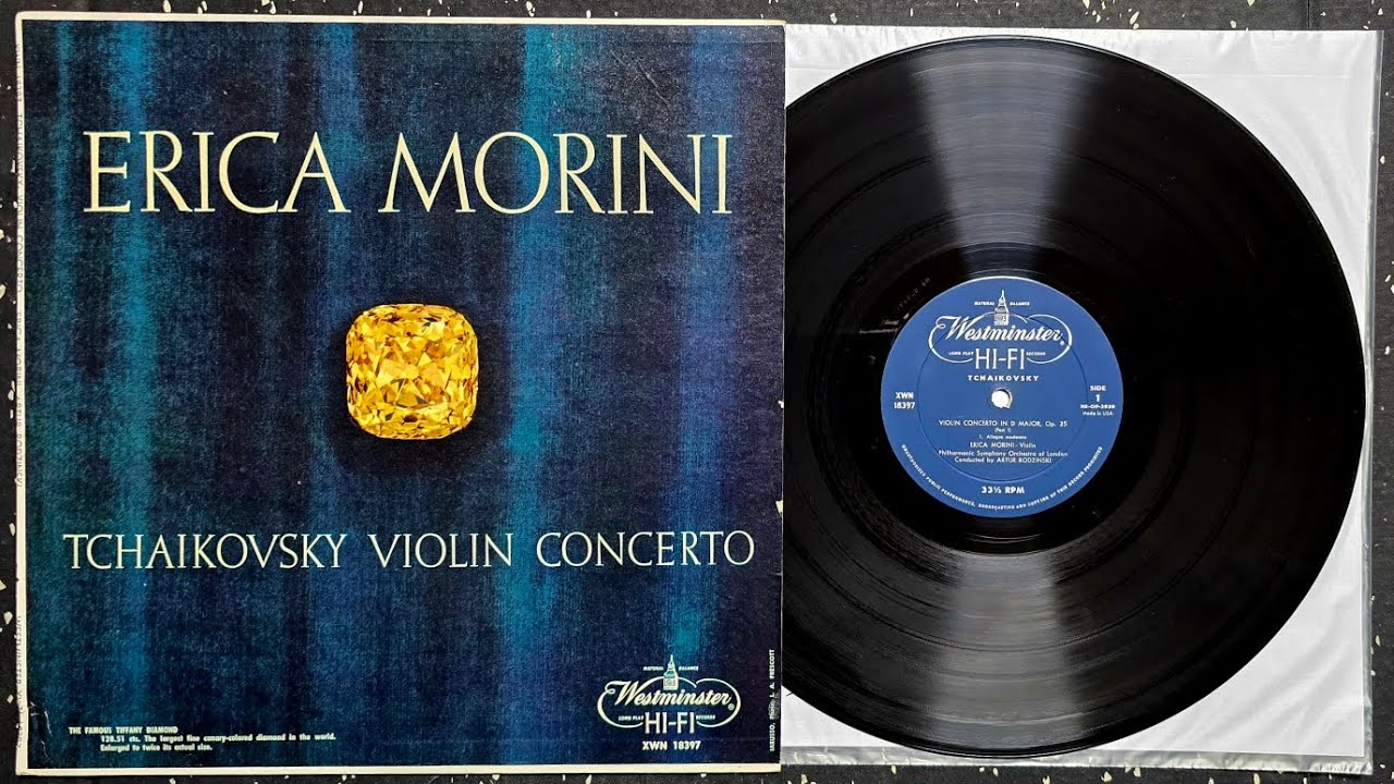 [MONO] ERICA MORINI: TCHAIKOVSKY VIOLIN CONCERTO, Westminster HiFi - (MONO, MC) EMT OFS 25 Cartridge
