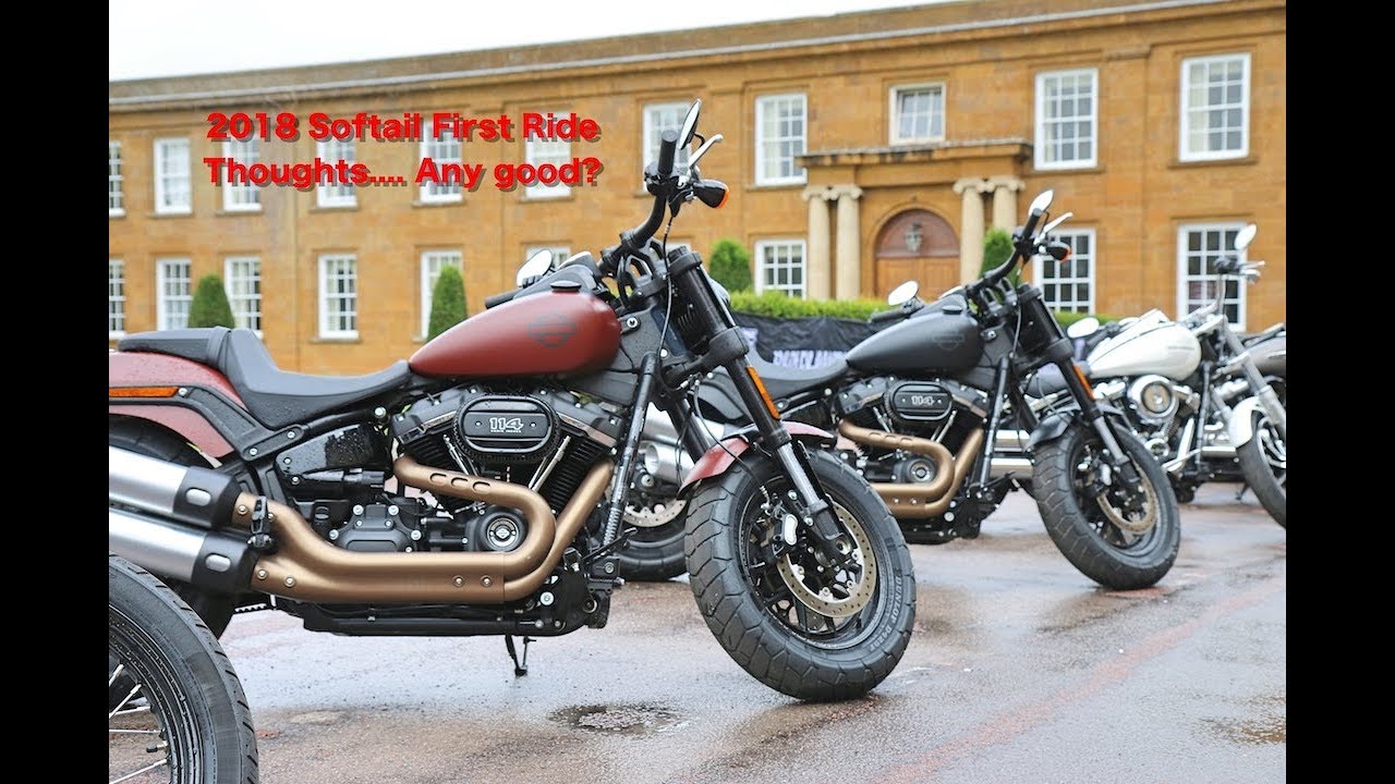 2018 Harley Davidson Softail Fat Bob, Street Bob, Fat Boy Ride Review