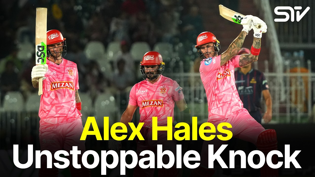Alex Hales Explosive 88 (35) | Islamabad VS Karachi | M 30 | HBL PSL X | M3O1J