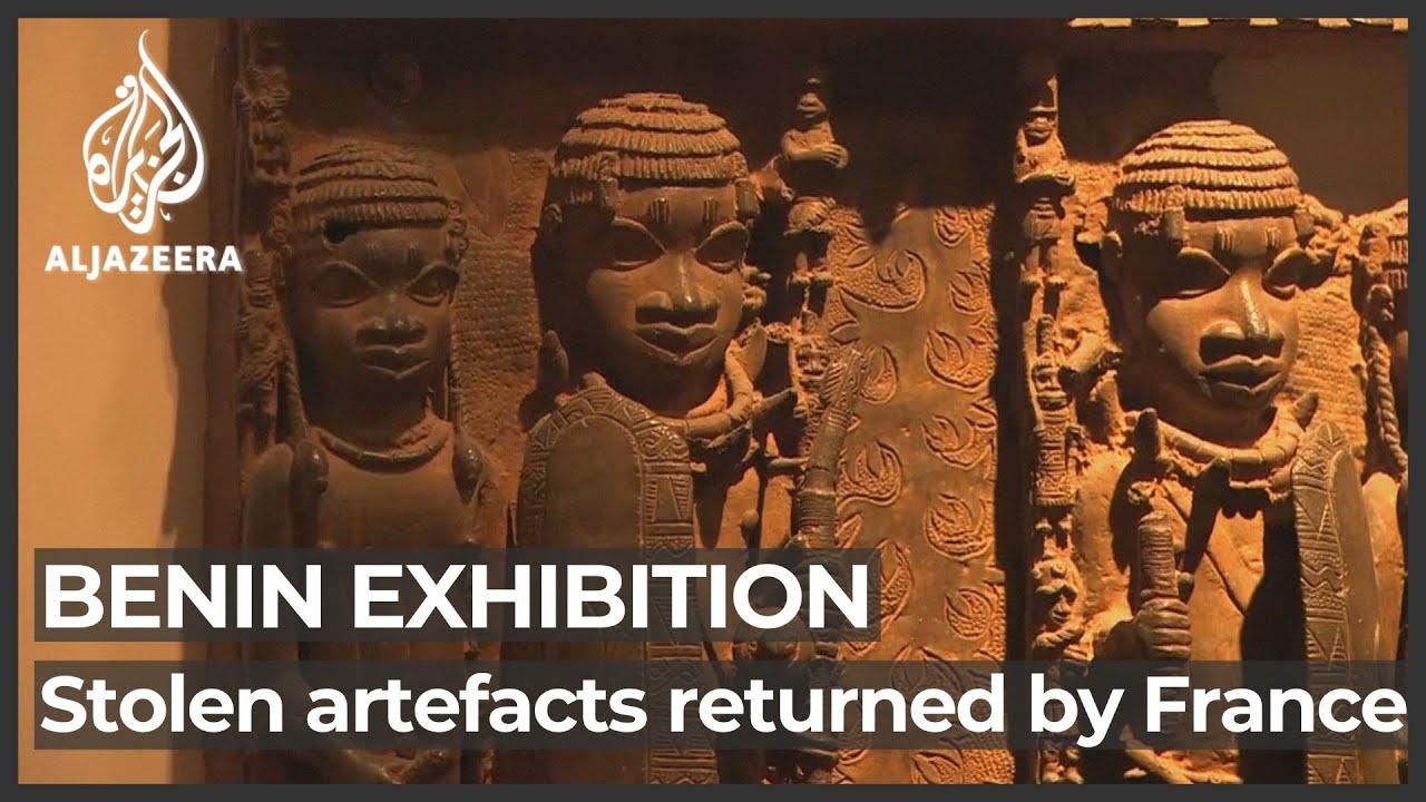 Benin showcases looted artefacts returned by France
