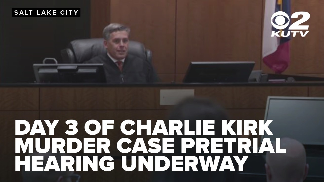 LIVE: Third day of preliminary hearing underway for man accused of killing Charlie Kirk