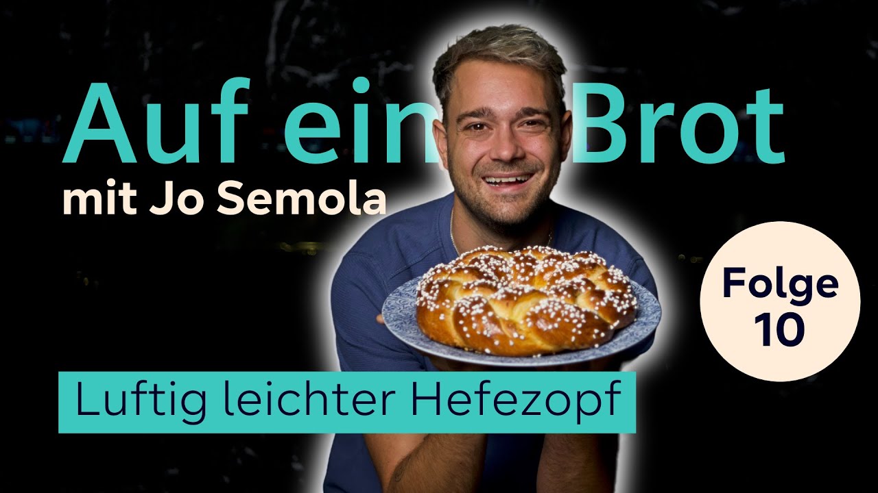 Fluffigen Hefezopf in Kranzform selber machen | Folge 10 Oster-Special | Auf ein Brot mit Jo Semola