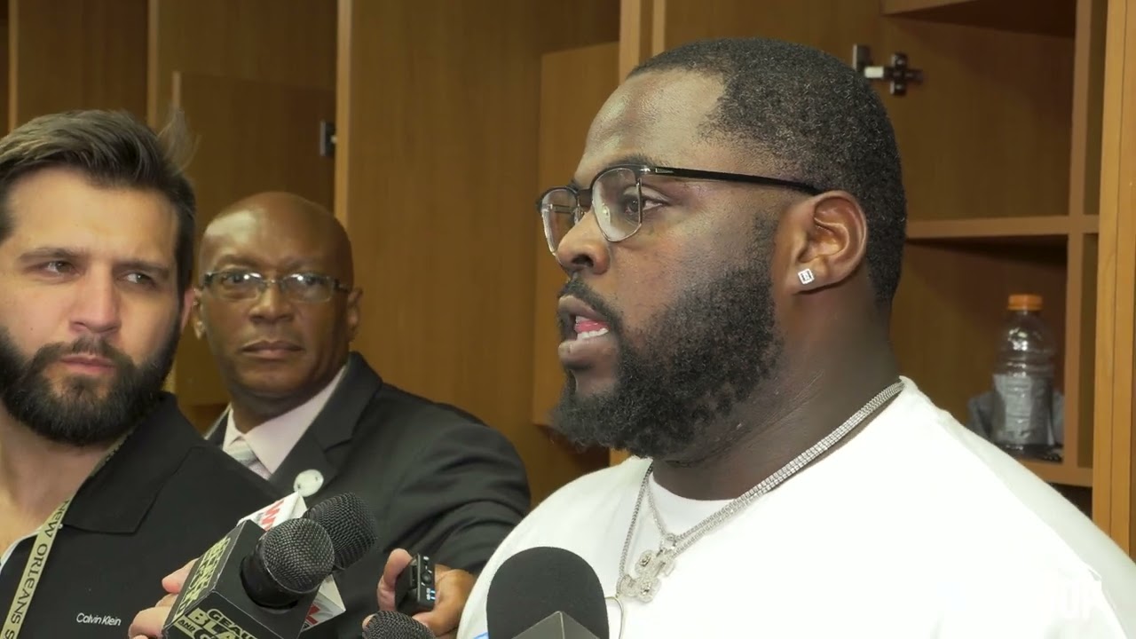 Saints DT Khalen Saunders on getting snaps on offense as a fullback