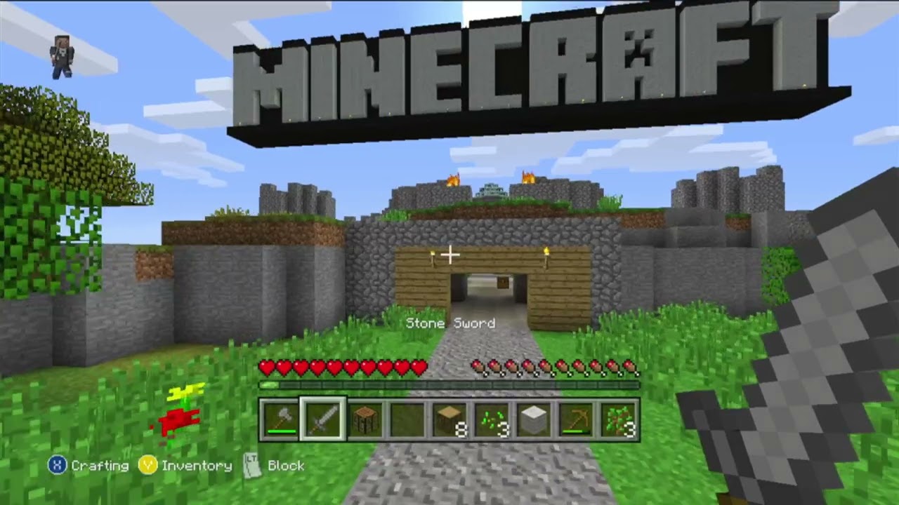 minecraft xbox 360 tu12 gameplay