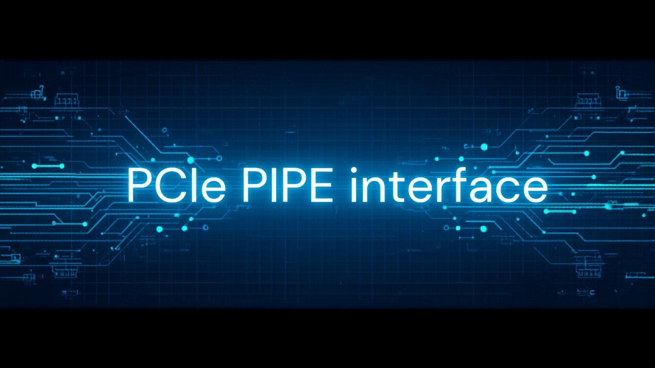 PCIe PIPE Interface PCIe PIPE Signals& Architecture MustKnow forInterviews#jobs #pcie#hires#openings