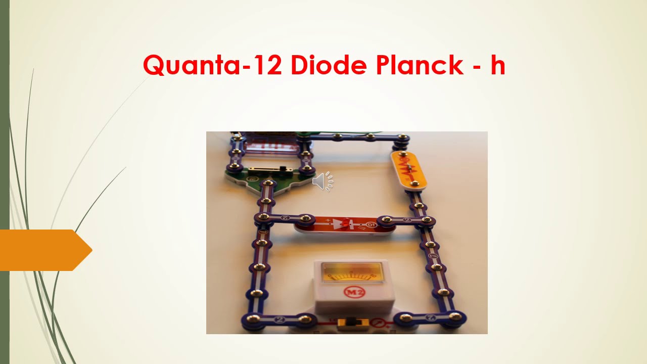 Quanta 12 Diode Planck Inverse photoelectric effect electrons recombinig with holes photon band gaps