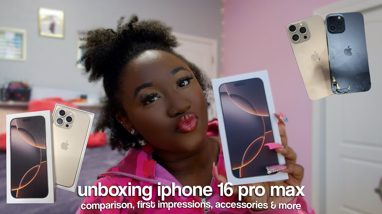 UNBOXING iPHONE 16 PRO MAX  *desert titanium* 512GB