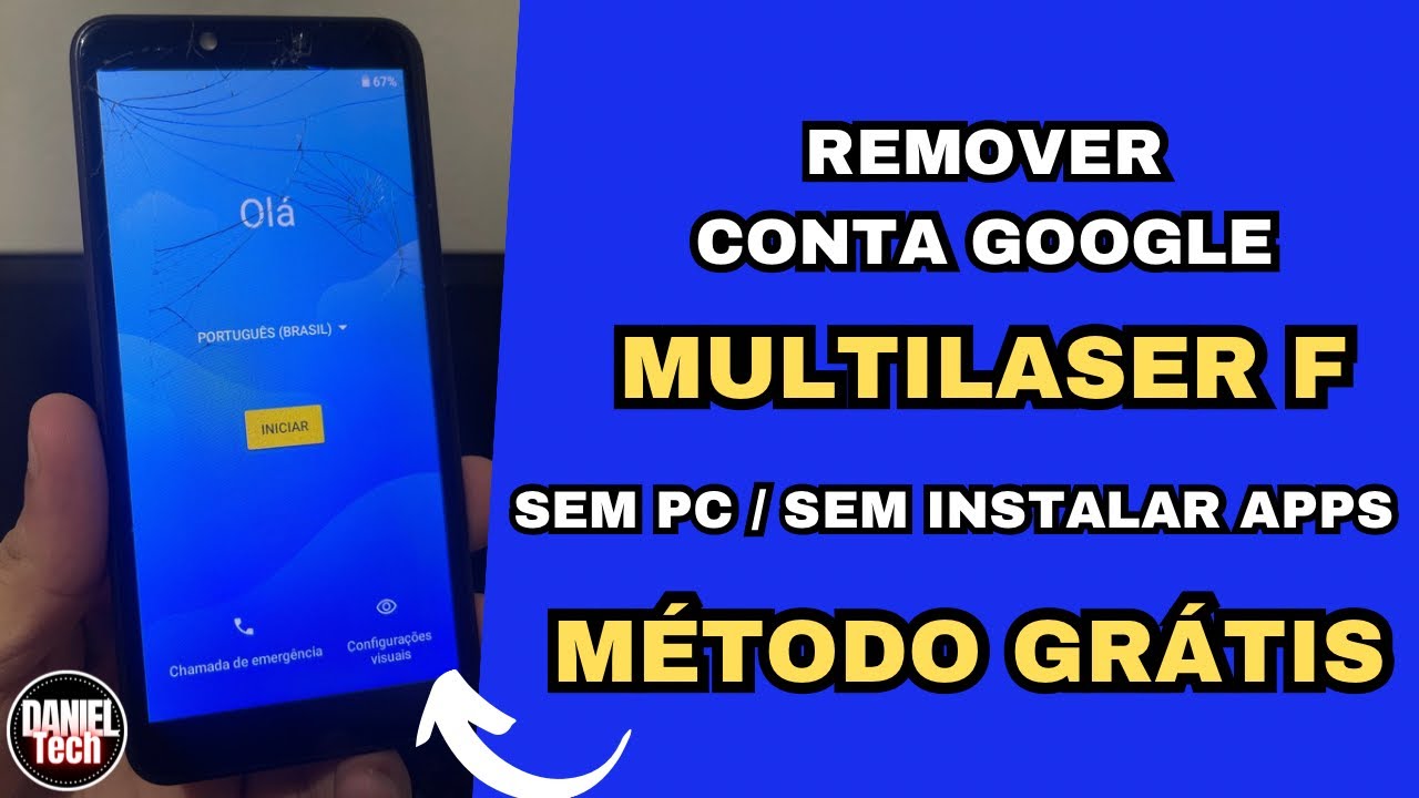 Como remover conta Google Multilaser F, sem pc / sem instalar aplicativos (MÉTODO GRÁTIS)