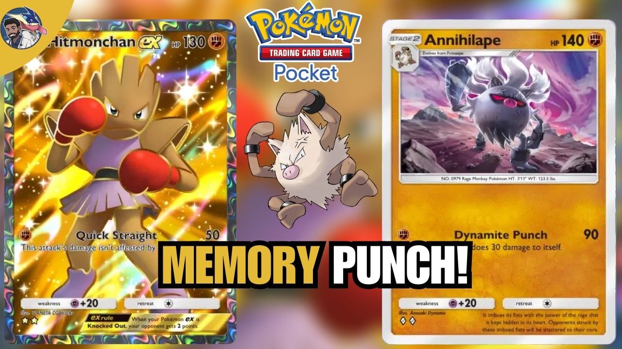 Эта колода с Хитмончаном и Аннигилапе из Memory Light наносит ОГРОМНЫЙ урон! | Pokémon TCG Pocket
