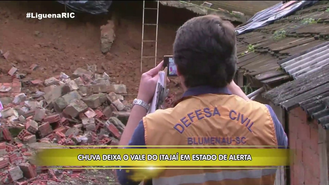 Defesa Civil alerta para possibilidades de enchentes no Vale do Itajaí