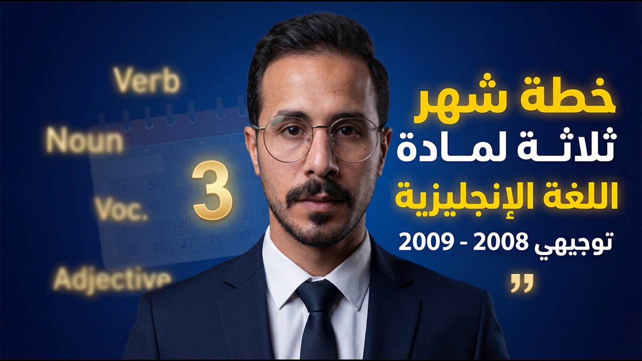 توجيهي2009-2008 خطة شهر ثلاثة لمادة اللغة الانجليزية - الاردن جو اكاديمي استاذ انس البلوي جو اكاديمي