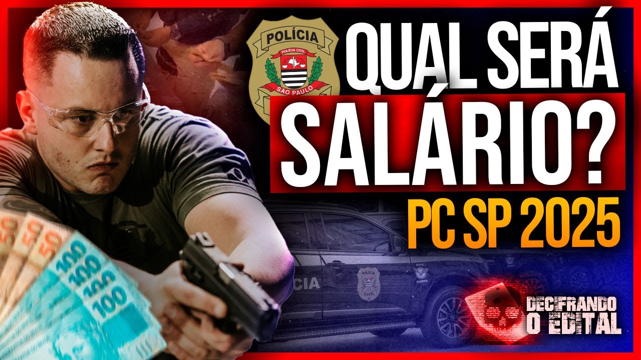QUANTO GANHA POLICIAL CIVIL SP EM 2025? DESCUBRA AQUI SALÁRIO REAL!
