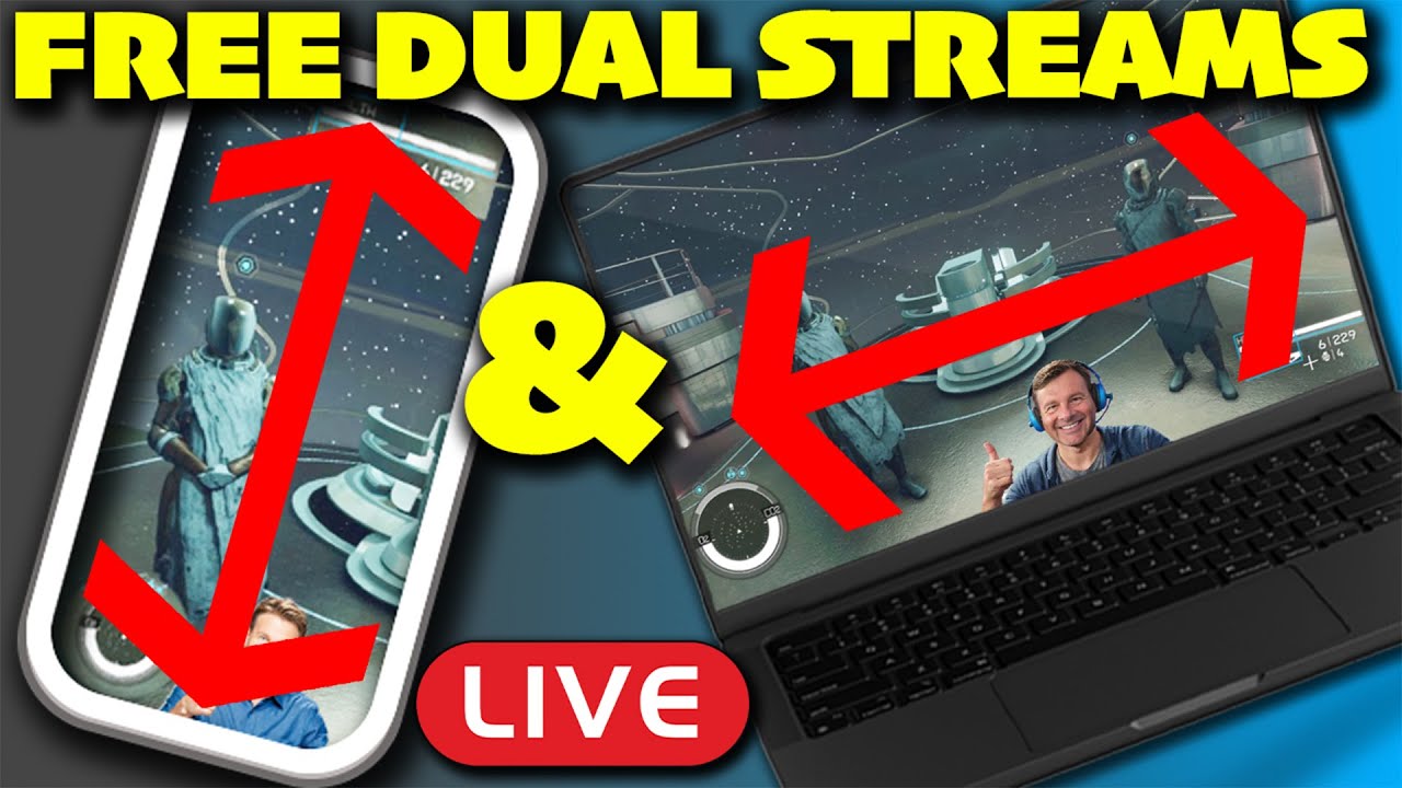 Best App for Vertical & Horizontal Streaming Simultaneously! FREE & EASY